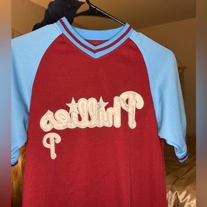 Vintage Phillies ‘stitches’ woman’s jersey